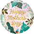Mother's Day Greenery Foil Balloon 18"